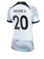 Liverpool Diogo Jota #20 Auswärtstrikot für Frauen 2022-23 Kurzarm